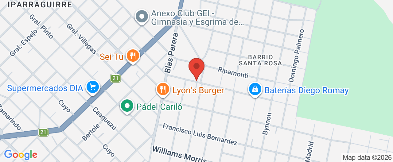 Mapa de la ubicación
