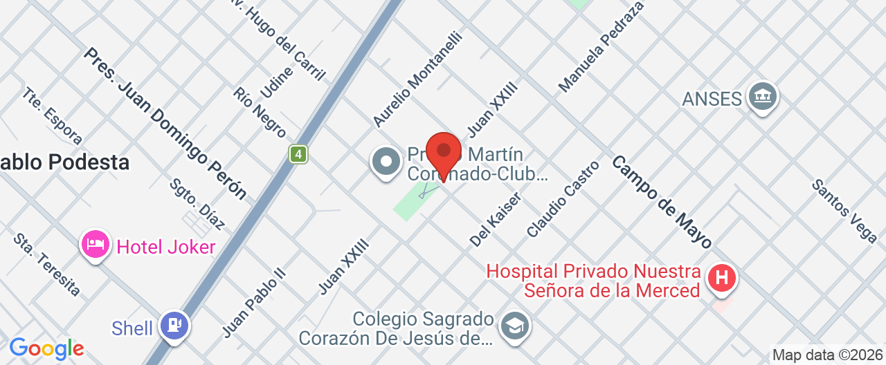 Mapa de la ubicación