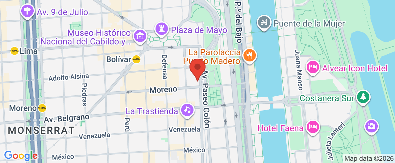 Mapa de la ubicación