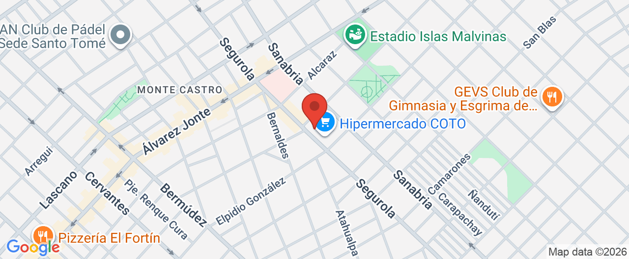 Mapa de la ubicación
