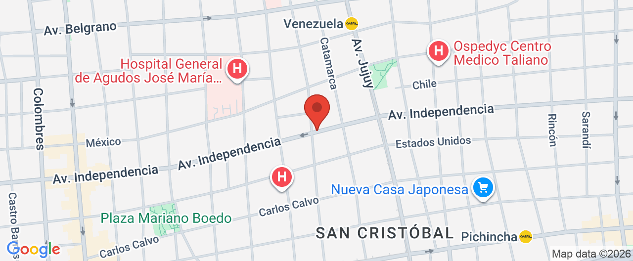 Mapa de la ubicación