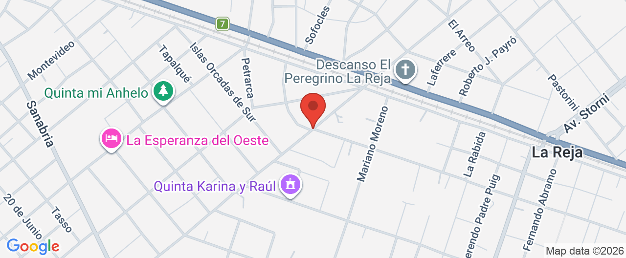 Mapa de la ubicación