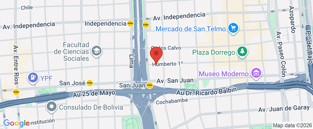 Mapa de la ubicación