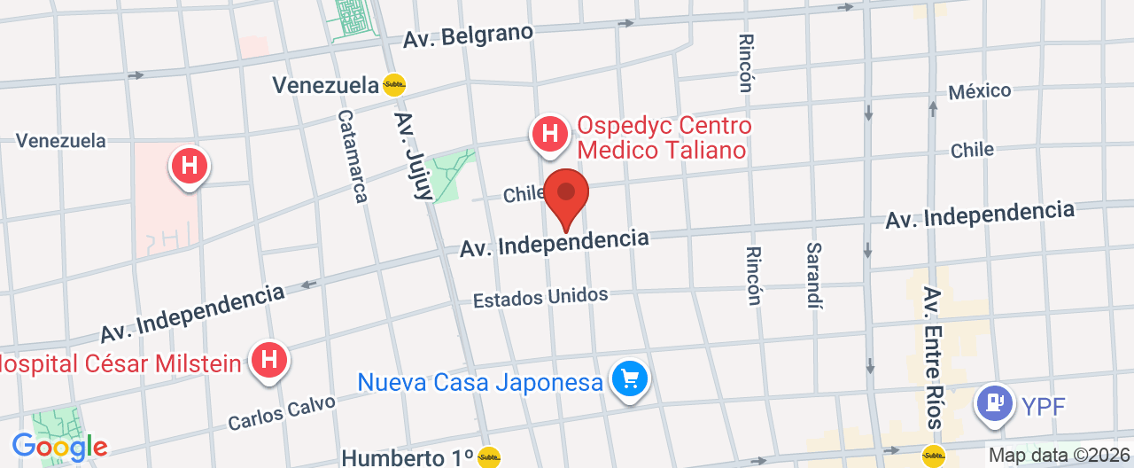 Mapa de la ubicación