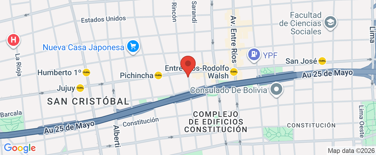 Mapa de la ubicación
