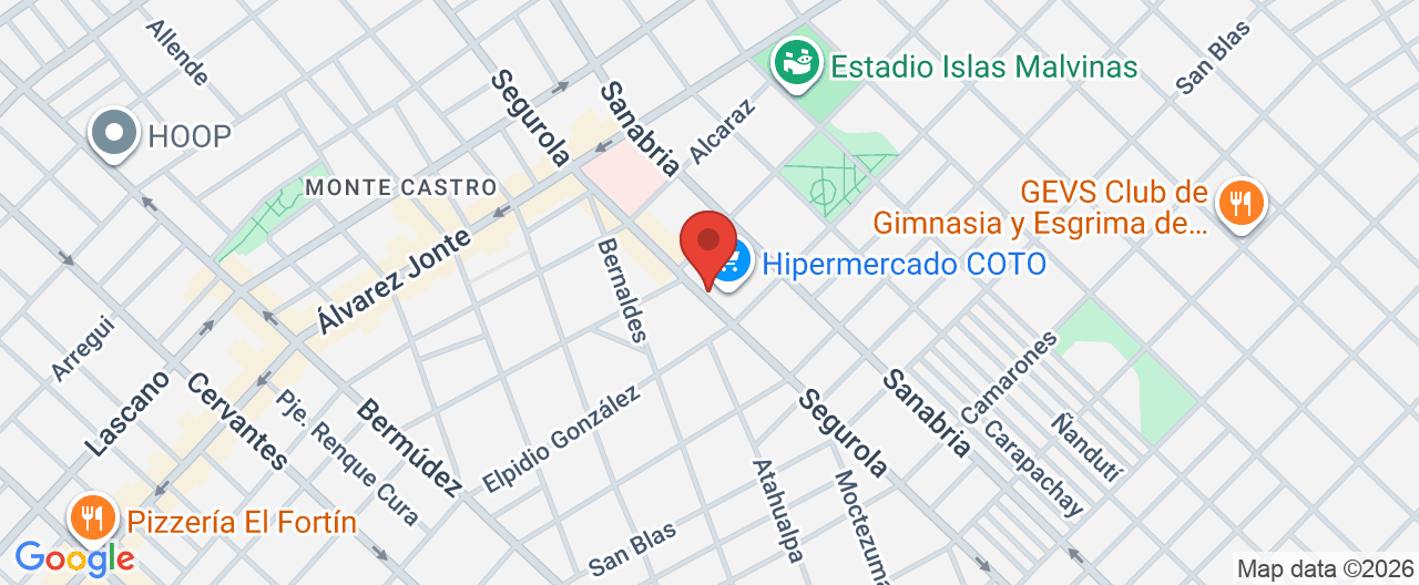 Mapa de la ubicación