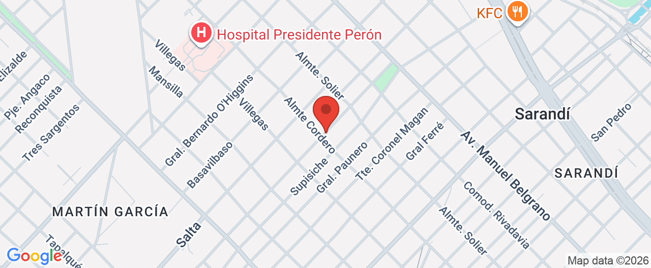 Mapa de la ubicación
