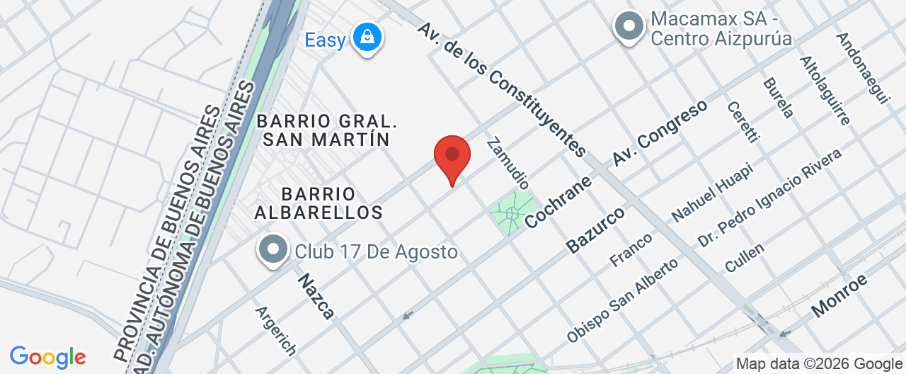 Mapa de la ubicación