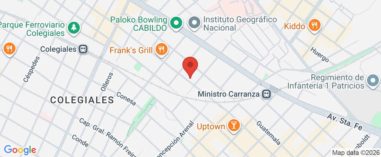 Mapa de la ubicación