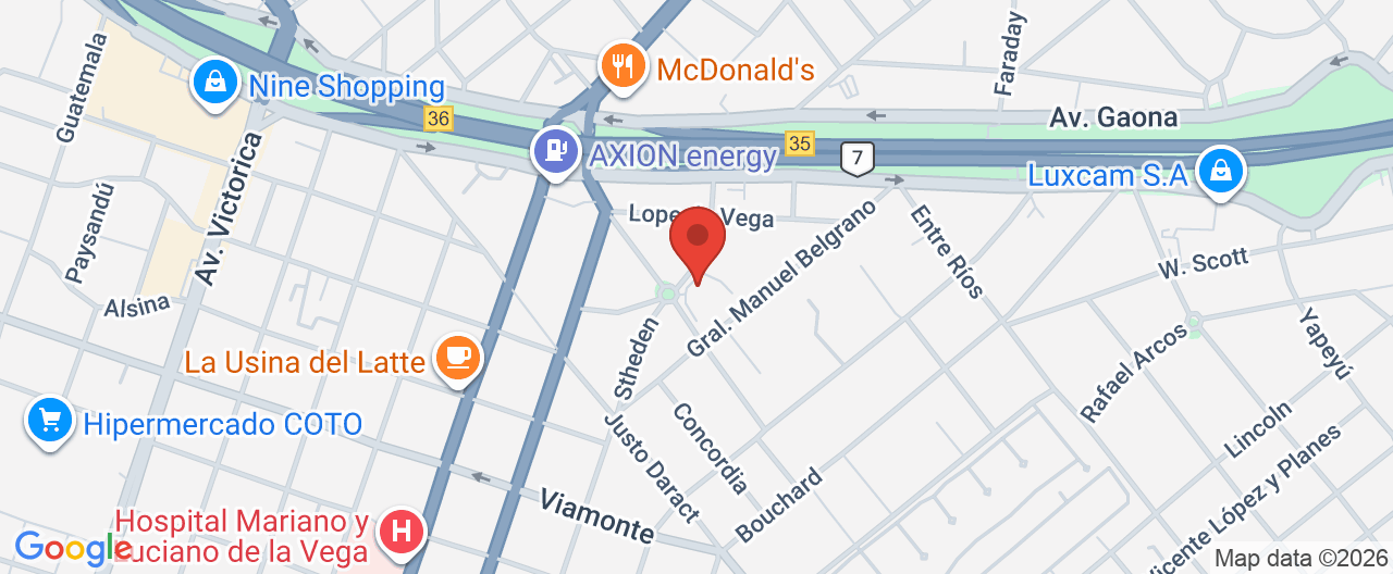 Mapa de la ubicación
