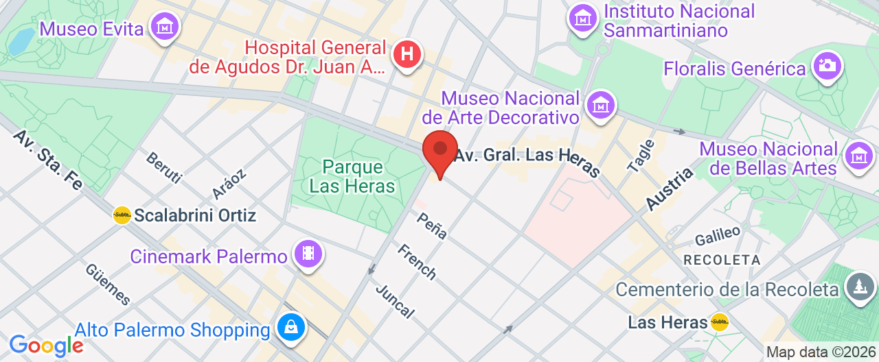 Mapa de la ubicación