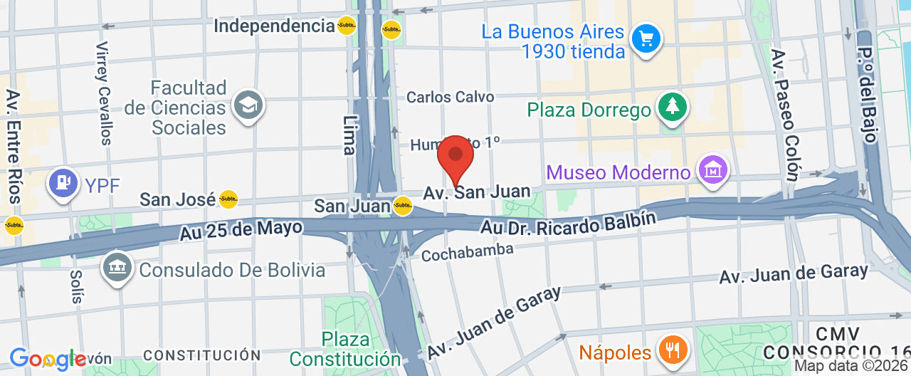 Mapa de la ubicación