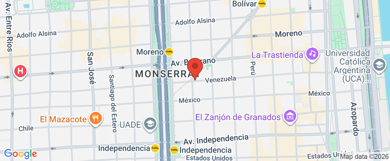 Mapa de la ubicación
