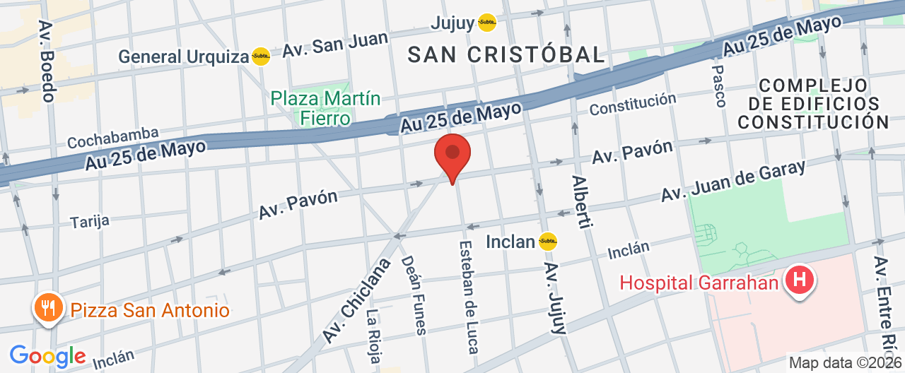 Mapa de la ubicación