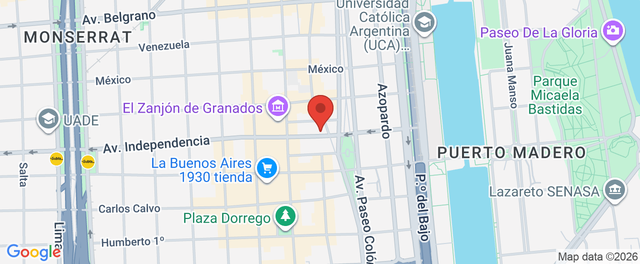 Mapa de la ubicación