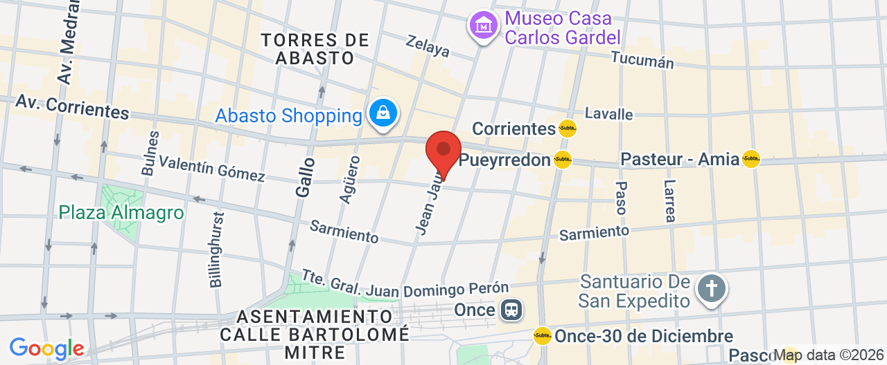 Mapa de la ubicación