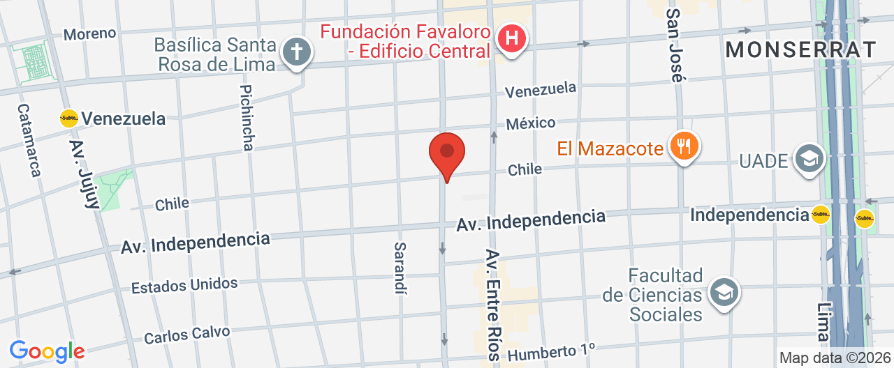 Mapa de la ubicación