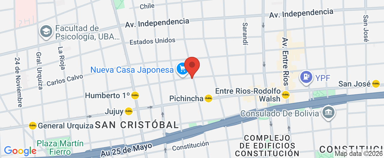 Mapa de la ubicación