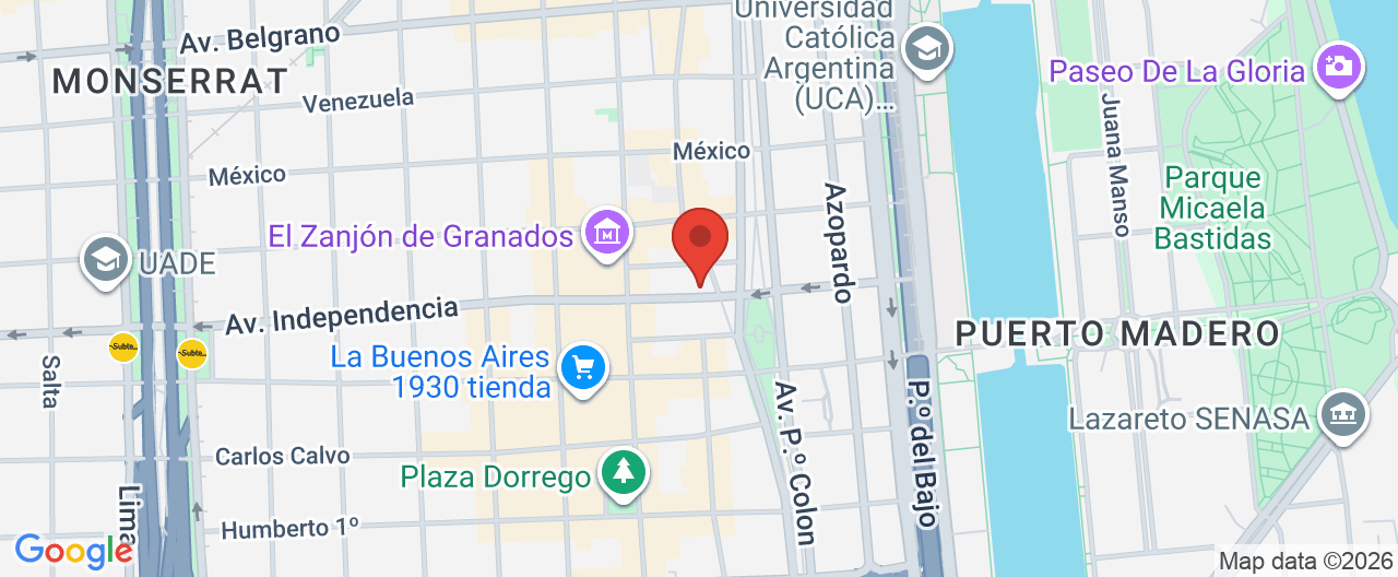 Mapa de la ubicación