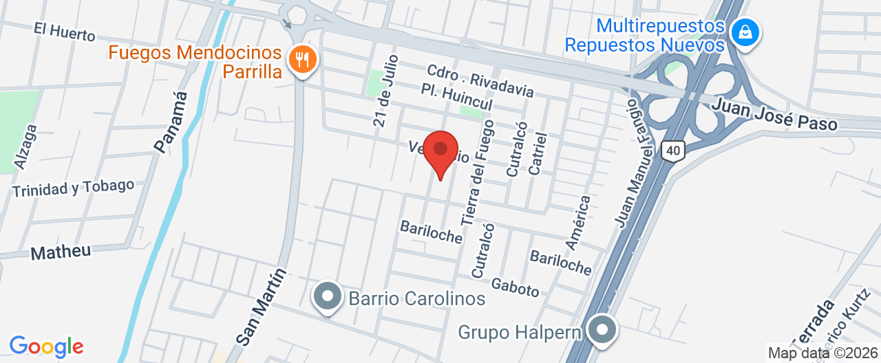Mapa de la ubicación