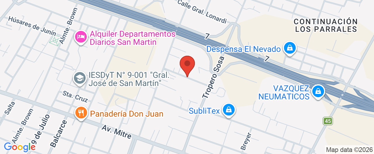 Mapa de la ubicación