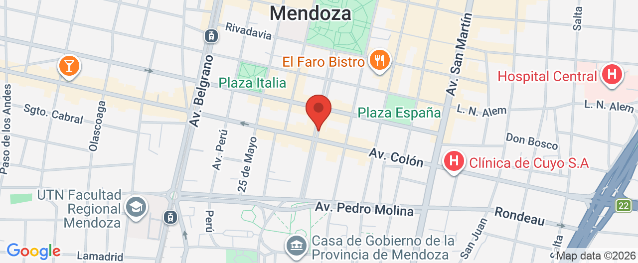 Mapa de la ubicación