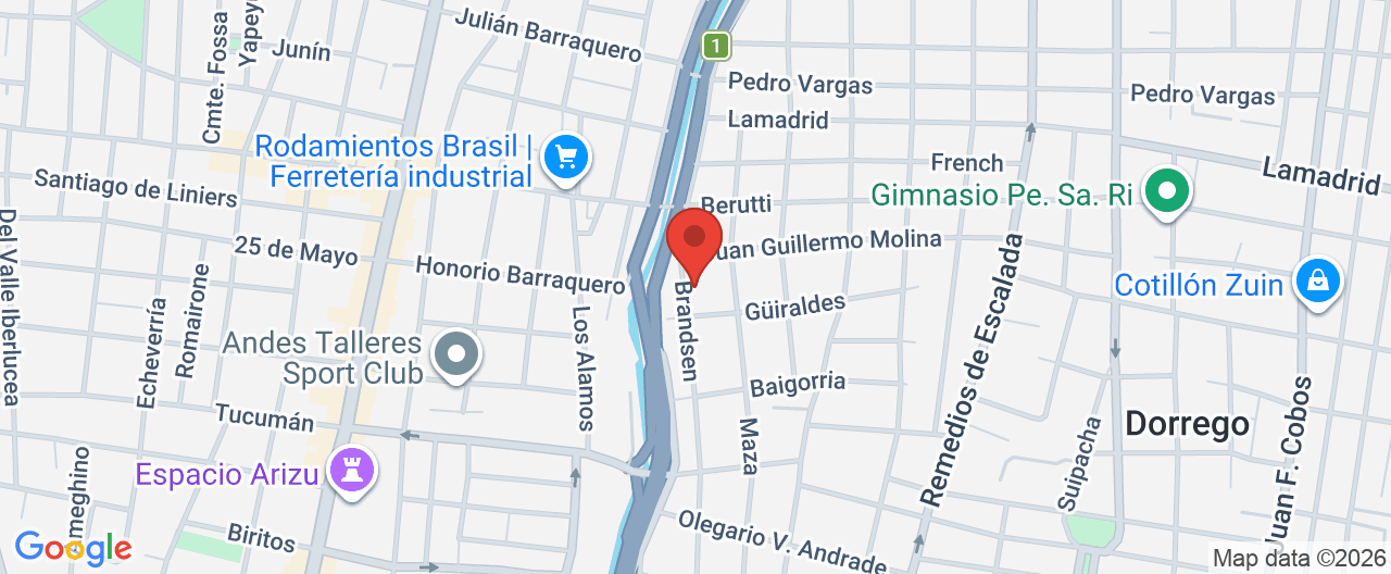 Mapa de la ubicación