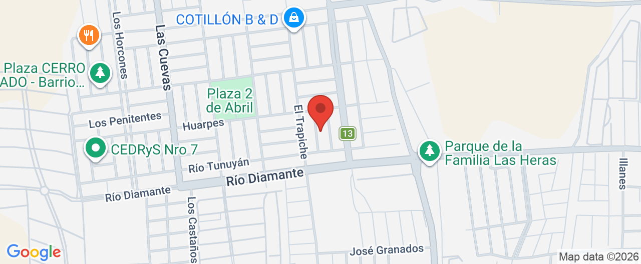 Mapa de la ubicación
