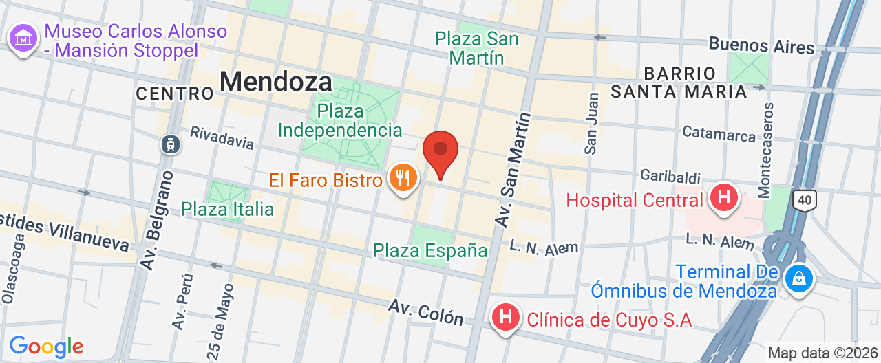 Mapa de la ubicación