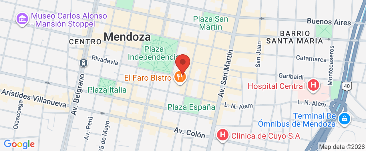 Mapa de la ubicación
