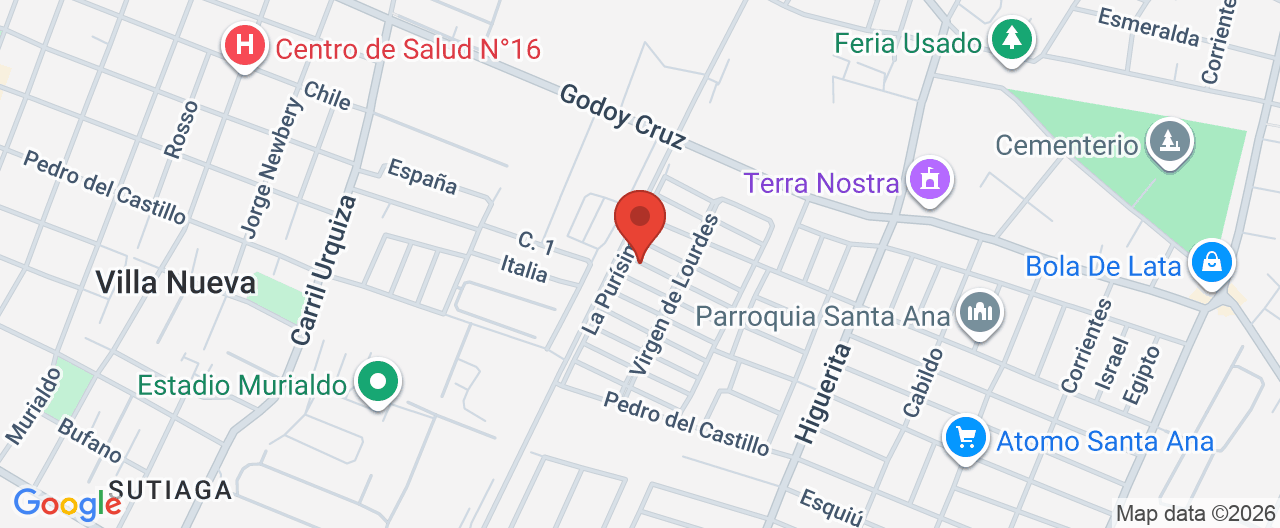 Mapa de la ubicación