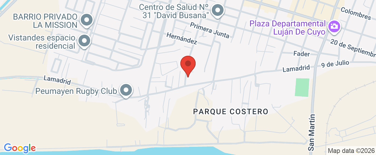 Mapa de la ubicación