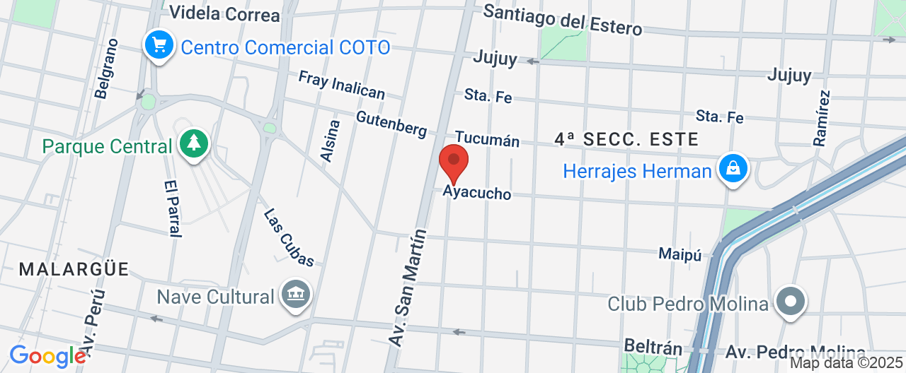 Mapa de la ubicación