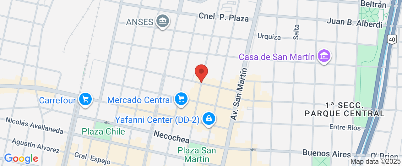 Mapa de la ubicación