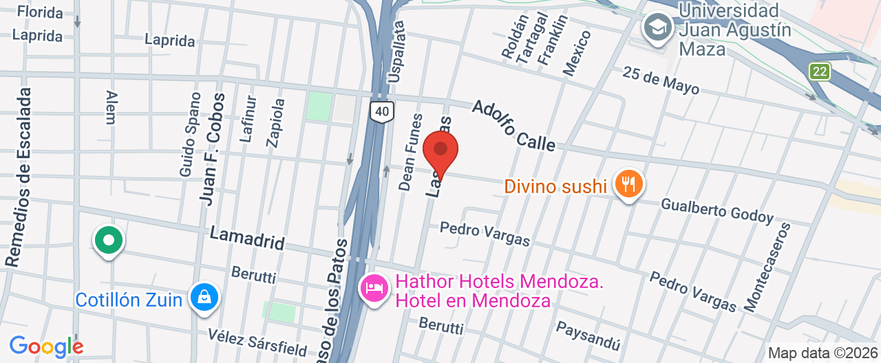 Mapa de la ubicación