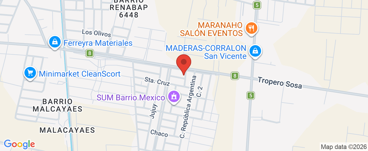 Mapa de la ubicación