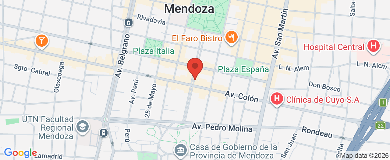 Mapa de la ubicación