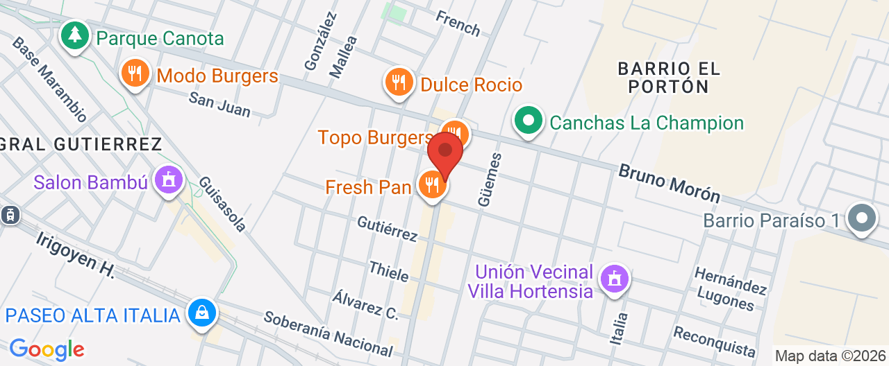Mapa de la ubicación