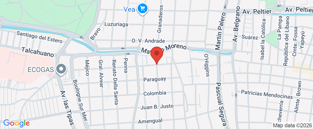 Mapa de la ubicación