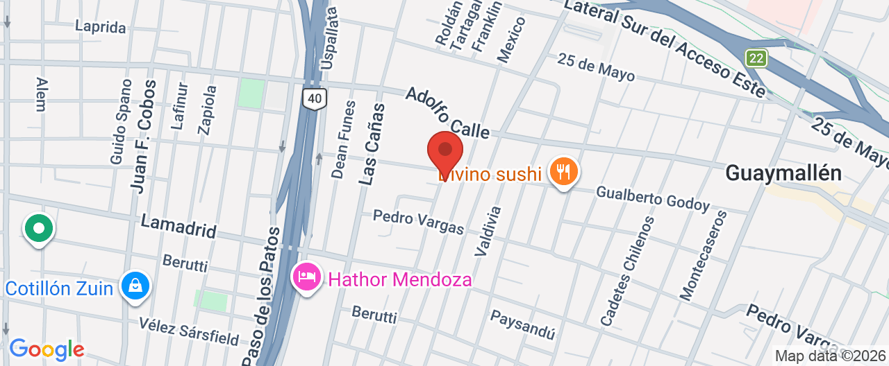 Mapa de la ubicación