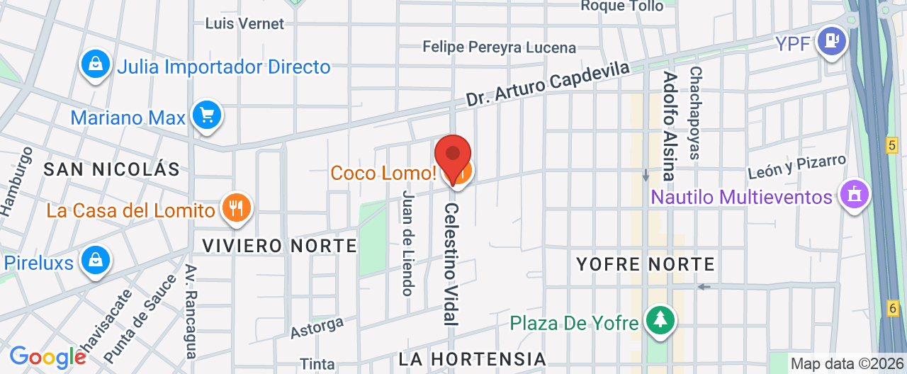 Mapa de la ubicación