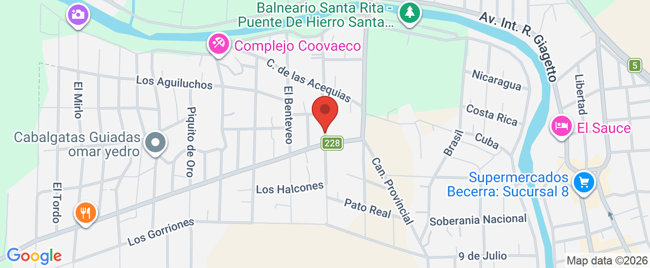 Mapa de la ubicación