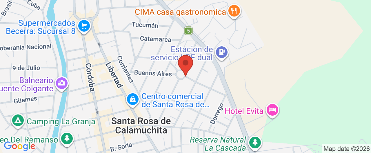 Mapa de la ubicación