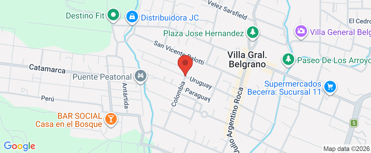 Mapa de la ubicación