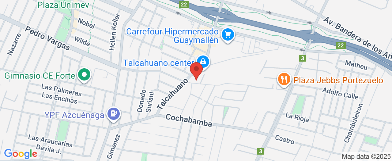 Mapa de la ubicación