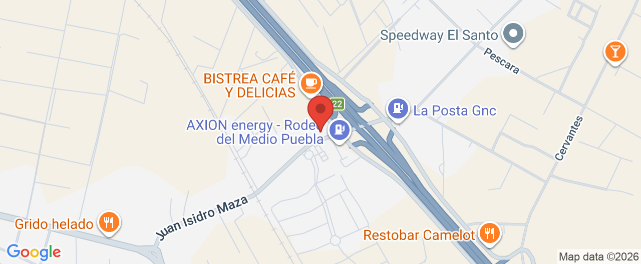 Mapa de la ubicación