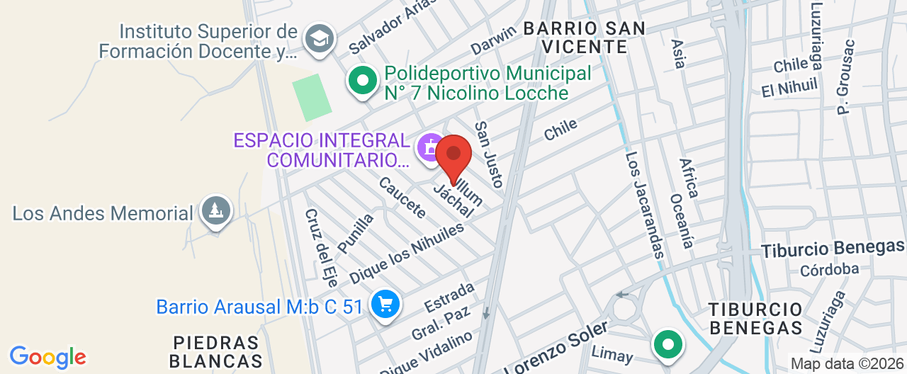 Mapa de la ubicación