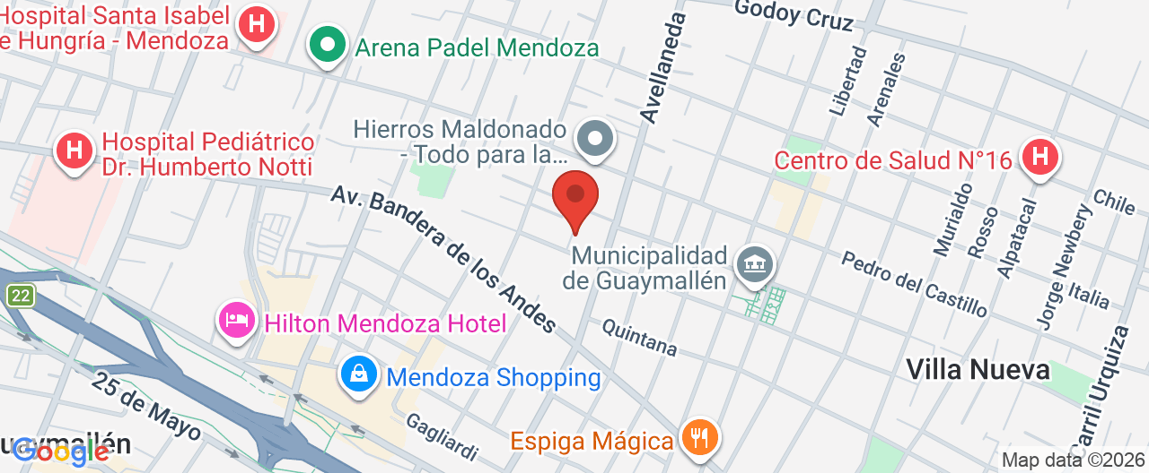 Mapa de la ubicación