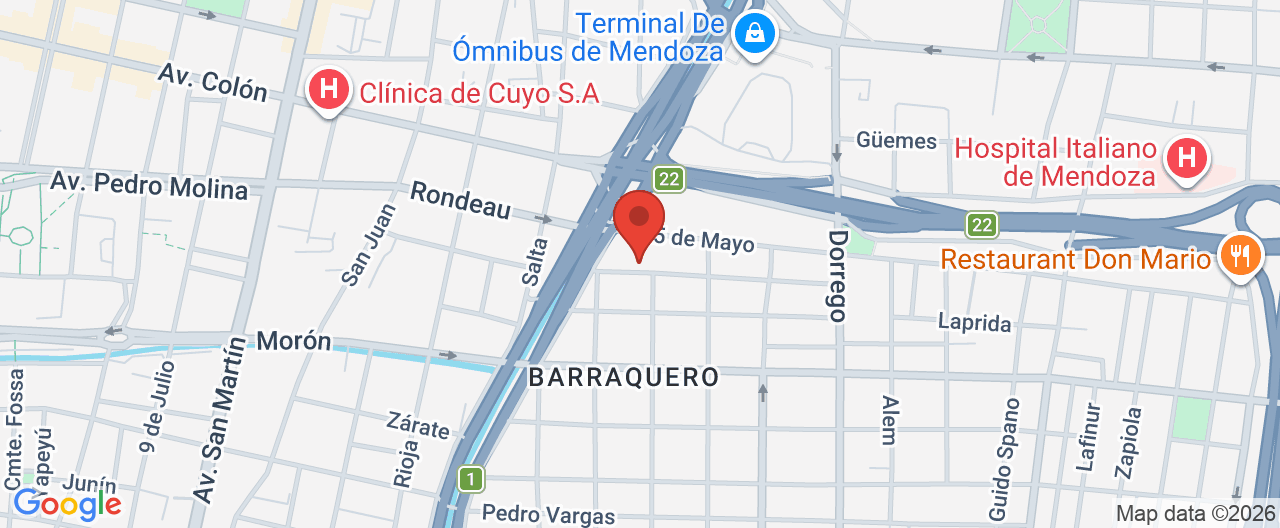 Mapa de la ubicación