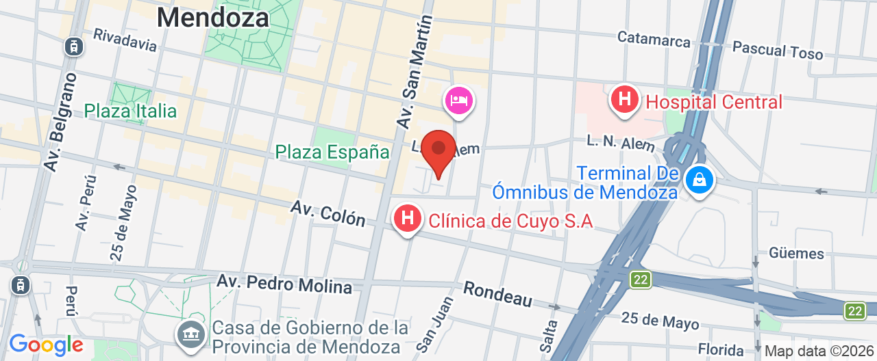 Mapa de la ubicación